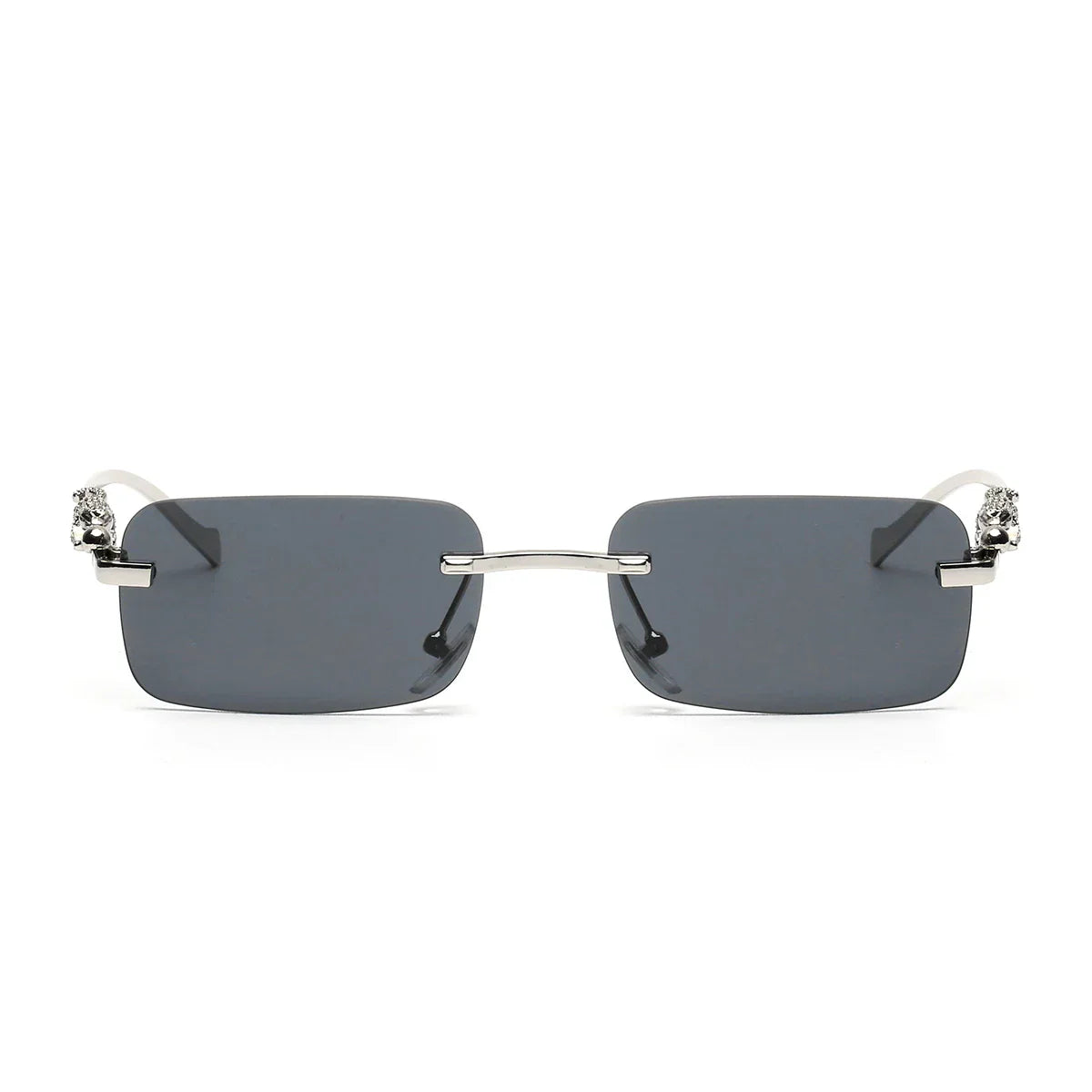 rimless sunglasses UV400 fashion square metal glasses for men women designer man's brand sun glasses shades for outdoor