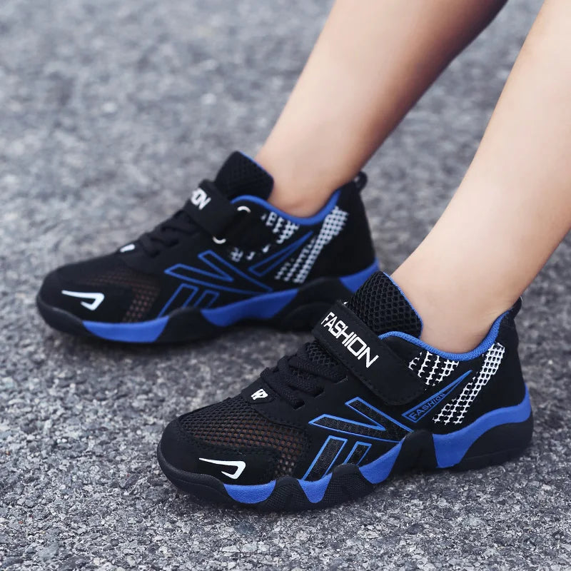 Summer Kids Fashion Sneakers for Boys Mesh Breathable Sports Running Shoes Lightweight Children School Walking Footwear Tennis