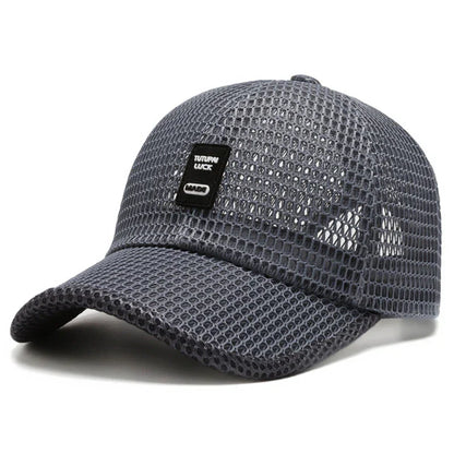 Men's Mesh Baseball Cap Breathable Summer Caps Dad Hat Outdoor Fishing Hats Bone Gorras Snapback Trucker Cap Women hat