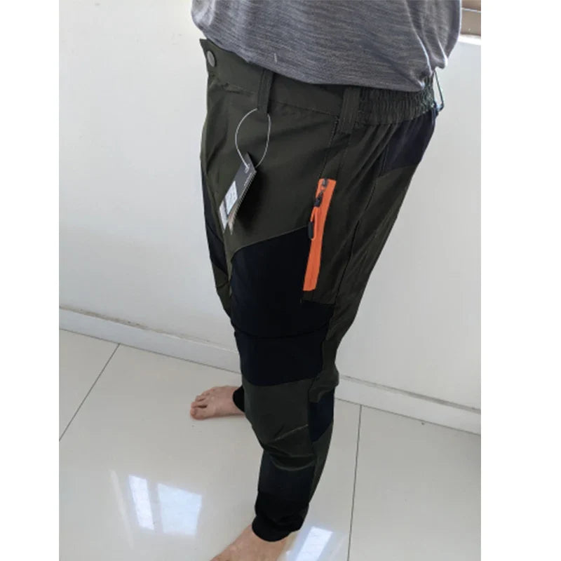 Quick Dry Hiking Pants Men Outdoor Running Camping Climbing Waterproof Mountain Trousers Stretch Lightweight Pants