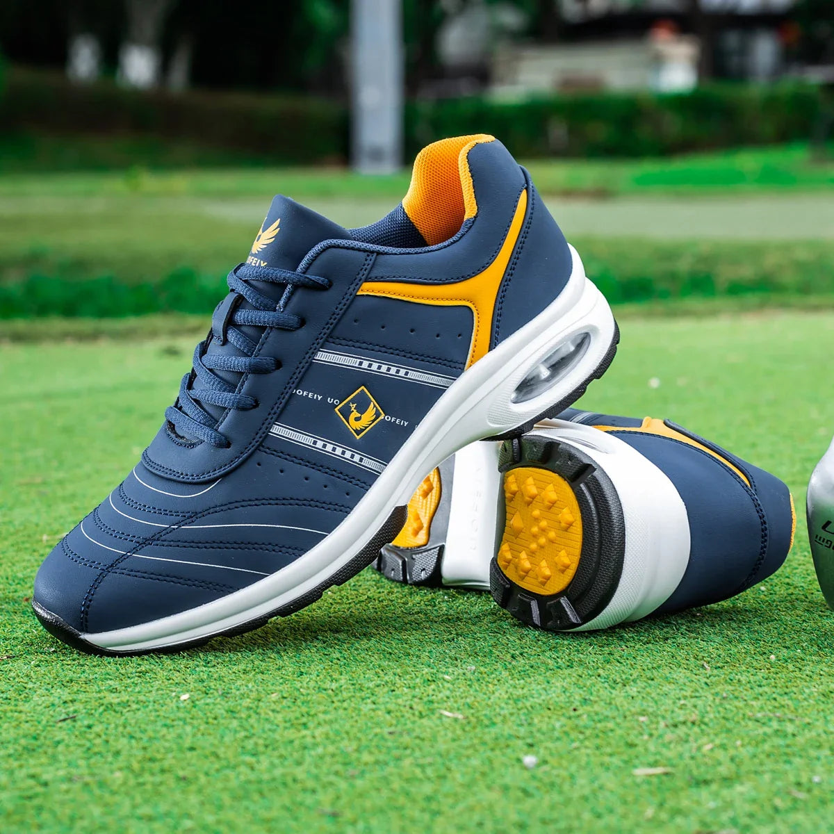Men Golf Shoes Casual Breathable Waterproof Non-slip Golf Outdoor Training Shoes