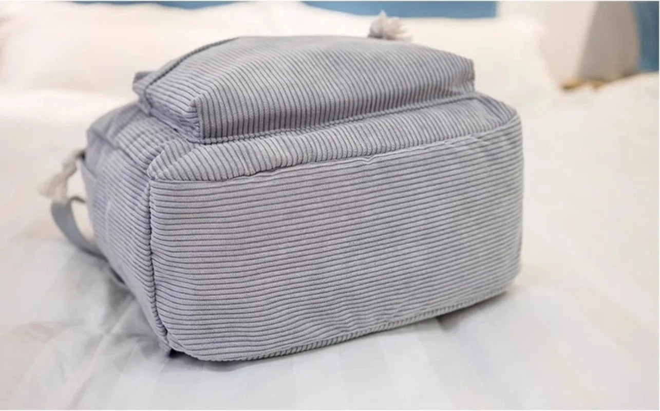 Kids School Bag Personalized Toddler Backpack Embroidered Name Child Corduroy Backpack Birthday Gift Laptop Bag Back to School