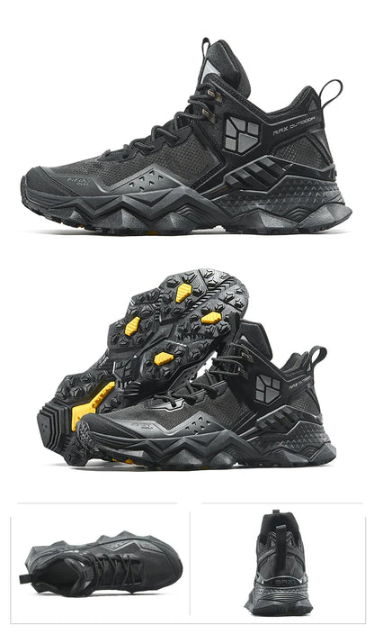 Men  Waterproof Hiking Shoes Breathable Hiking Boots Outdoor Trekking Boots Sports Sneakers Tactical Shoes