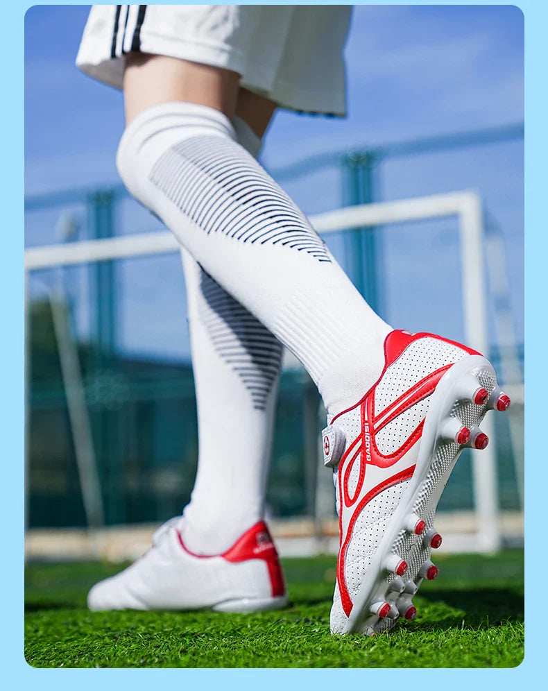 Children Football Shoes Grass Society Indoor Training Original Boys Soccer Shoes Cleats Non Slip Kids Football Field Boots New