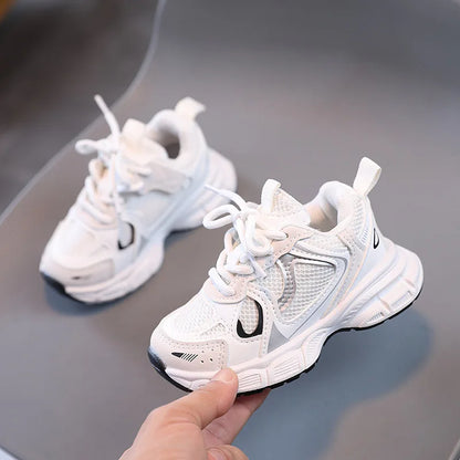 Children's Sports Casual Shoes for Boys and Girls Breathable Mesh Running Shoes Kids Basketball Shoes Lightweight Comfortable
