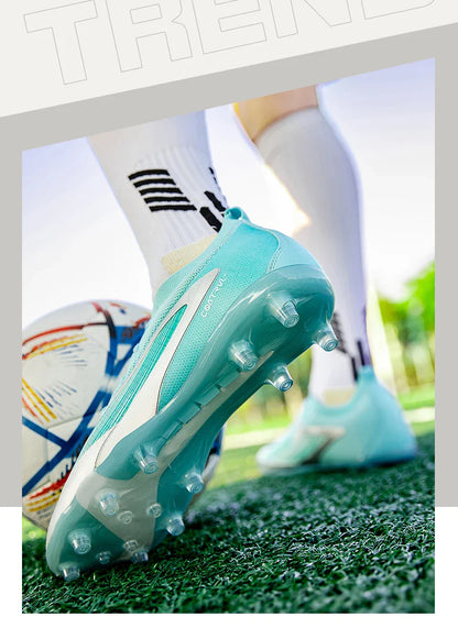 New 2026 Men Soccer Shoes Kids Cleats Grass Adult Professional Football Boots Ultralight Non-Slip Boys Training Soccer Boot