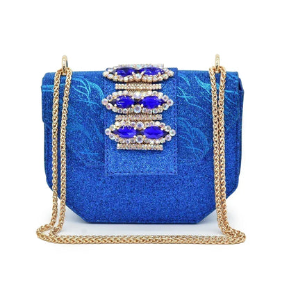 Women Shoes and Bags To Match Set Italy Lady Crystal Low Heels Pointed Toe Party Shoe and Bag African Women Ladies Wedding Pumps
