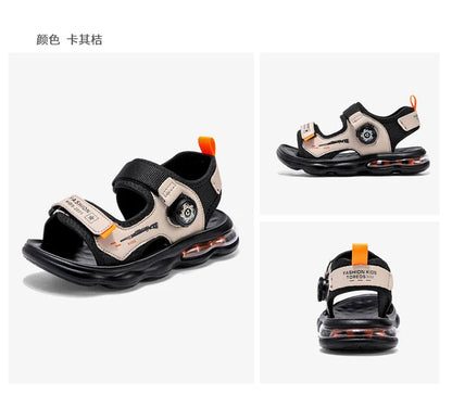 Summer New Air Cushion Sandals Children's Sports and Leisure Shoes Teenagers and Children Outdoor Water Beach Quick Drying Shoes