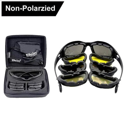Shooting Glasses Motorcycle Hiking Polarized Sunglasses Tactical Airsoft Goggles