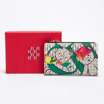 Exquisite Compact Portable High-quality Wallet With A High-end Feel Light Luxury Women's Cartoon Pattern Printed Wallet