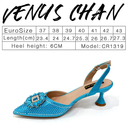 Elegantly Sky Blue Women's Shoe and Bag Set for Parties and Weddings - Luxurious Heeled Pumps and Handbag for Nigeria
