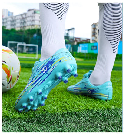Kids Football Field Boots Boys Girls Indoor Society Football Shoes Futsal Non Slip Professional Fast Men Soccer Cleats Sneakers
