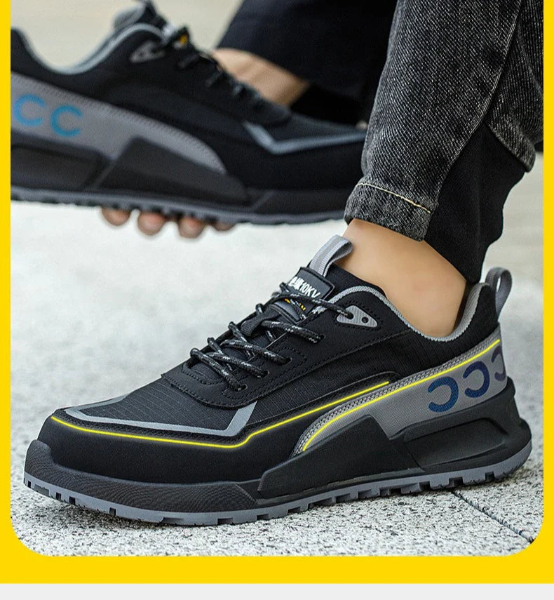 Labor Protection Shoes Men's Anti Smashing Anti Piercing Work Shoes Insulated 10KV Wear-resistant Electrical Shoes Safety Shoes