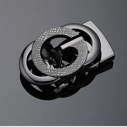 Automatic Buckle Alloy Pants Buckle Men's Letter Series Belt Buckle Belt Accessories Slot Automatic Buckle