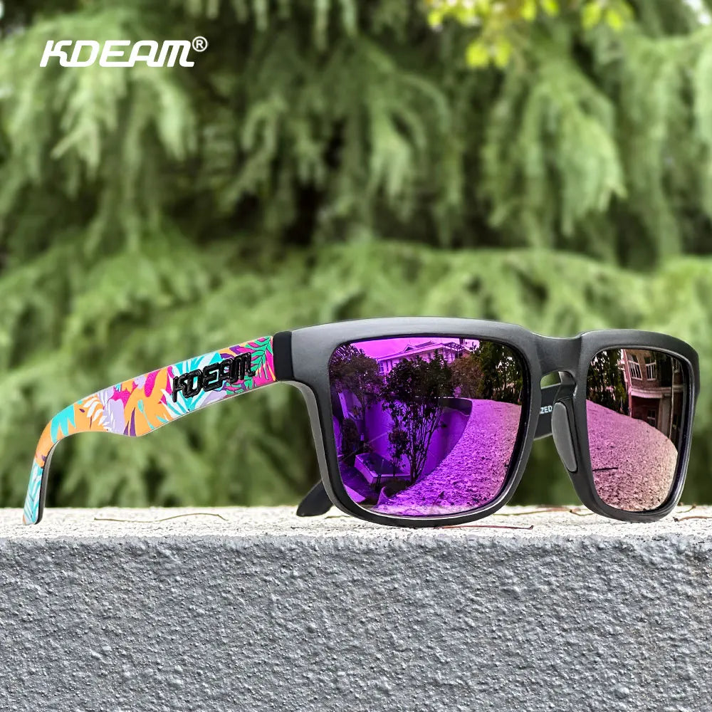 Unisex Square Sunglasses Polarized Coated Lens Suitable For Driving Fishing Sunglasses Anti-Blue Light Computer Eyeglasses