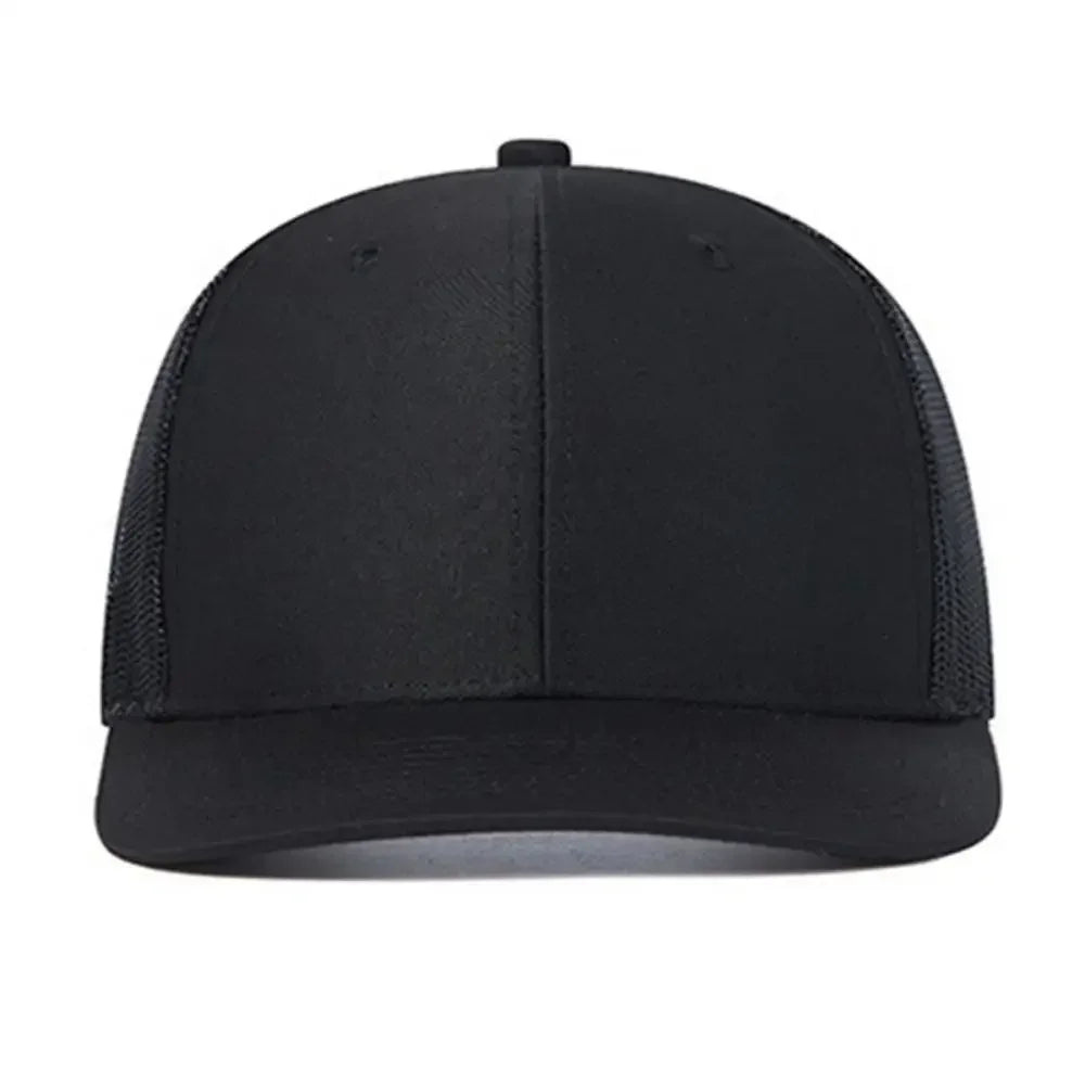 Unisex Cap Slight Curved Brim Style Trucker Hat  Men & Women Casual Outdoor Breathable Summer Cap