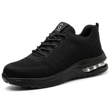 Men Steel Toe Security Protection Shoes Anti-Smash Puncture-Proof Work Shoes Wear-Resistant Construction Shoes Safety Shoes