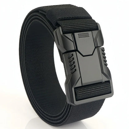 New Quick Release Pluggable Buckle Men Belt Breathable Elastic Outdoors Belts For Men Elastic Pants Belt