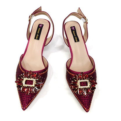 Elegantly Sky Blue Women's Shoe and Bag Set for Parties and Weddings - Luxurious Heeled Pumps and Handbag for Nigeria