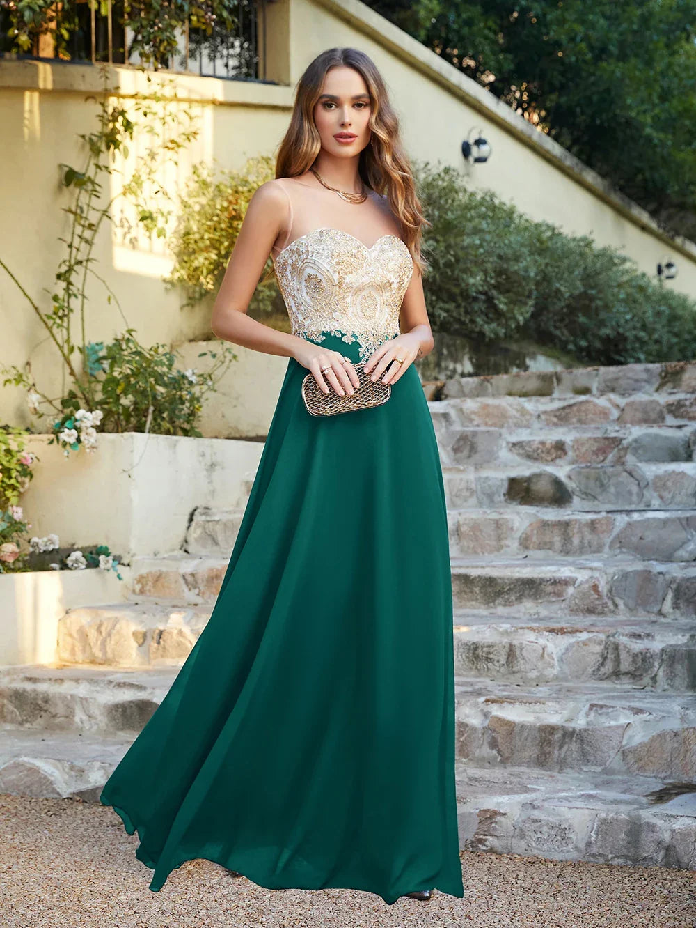 2025 Evening Dresses for Women Elegant Backless Robe de Soiree Sweetheart Appliques Long Wedding Party Prom Gowns