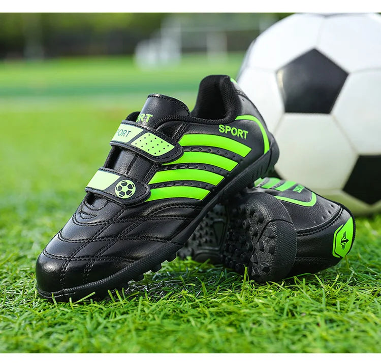 Hot Sale Children Soccer Shoes Cheap Football Cleats Training Football Boots Kids Boy Futsal Turf Sneakers zapatos de fútbol