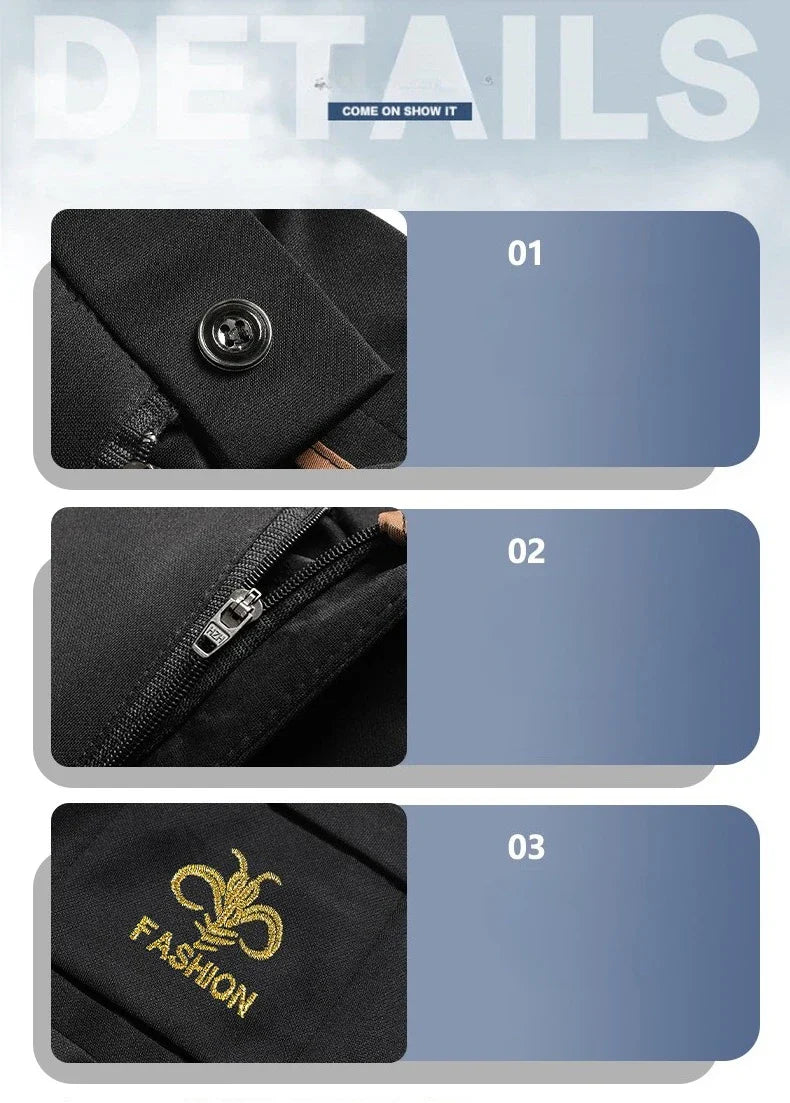 Four Season Men's Business Casual Pants Spring Summer Stretch Trousers Office Suit Pants Men Formal Pants Breathable Comfortable