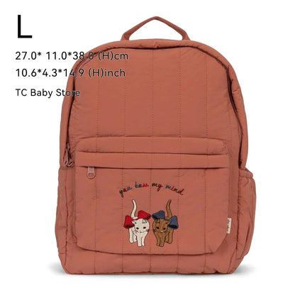 Baby Backpack Parent-child Kids Schoolbag Kindergarten Bags Brand Traveling Cherry Children's Boys Girls Mom Storage