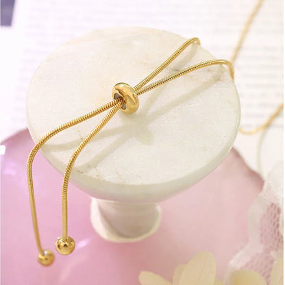 eManco Personalized Snake Chain Adjustable Y Necklace Clavicle Pendant Stainless Steel Necklace Women's Holiday Gift