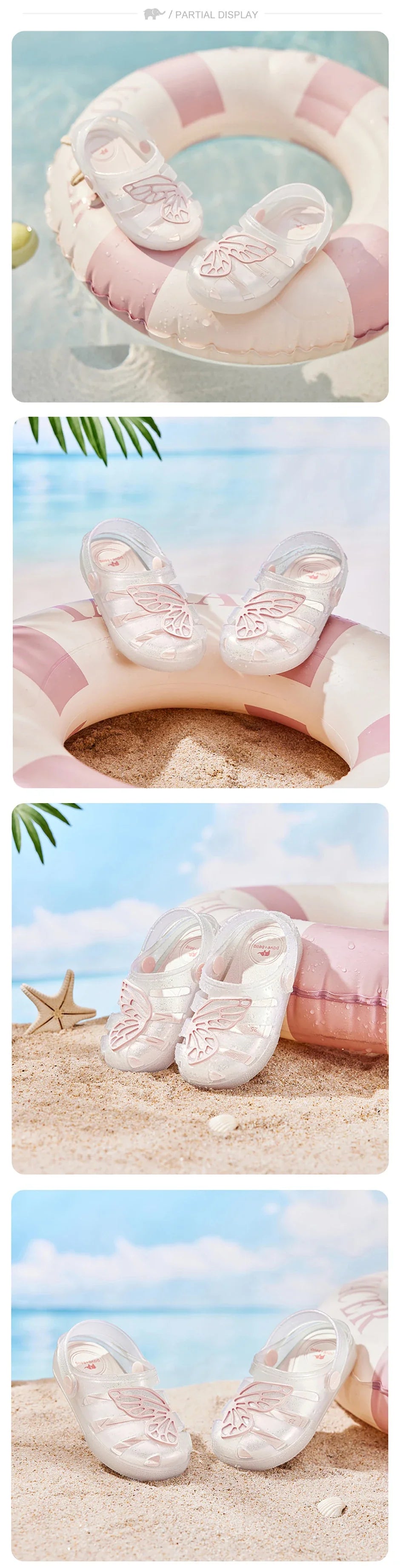 Girls Summer Sandal Cool Children Shoes Sweet Pink Casual Breathable Beach Fashion Outdoor Comfort Sandal DB2262314