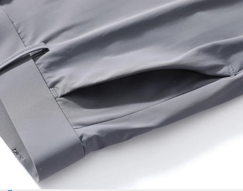Summer New Stretch Soft Suit Pants Men Thin Fashion Business Elastic Waist Korean Slim Brand Clothes Casual Formal Trousers Male