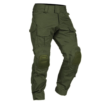 2025 New Multicam Pants with Knee Pads Men Tactical Combat Cargo Camouflage Trousers Hunting Quick Dry Breathable Sport Pants