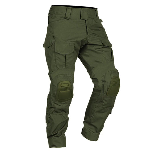 2025 New Multicam Pants with Knee Pads Men Tactical Combat Cargo Camouflage Trousers Hunting Quick Dry Breathable Sport Pants