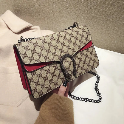2025 New Trendy Fashion Dionysus Bag Vintage Print Mini Shoulder Crossbody Chain Bag for Women