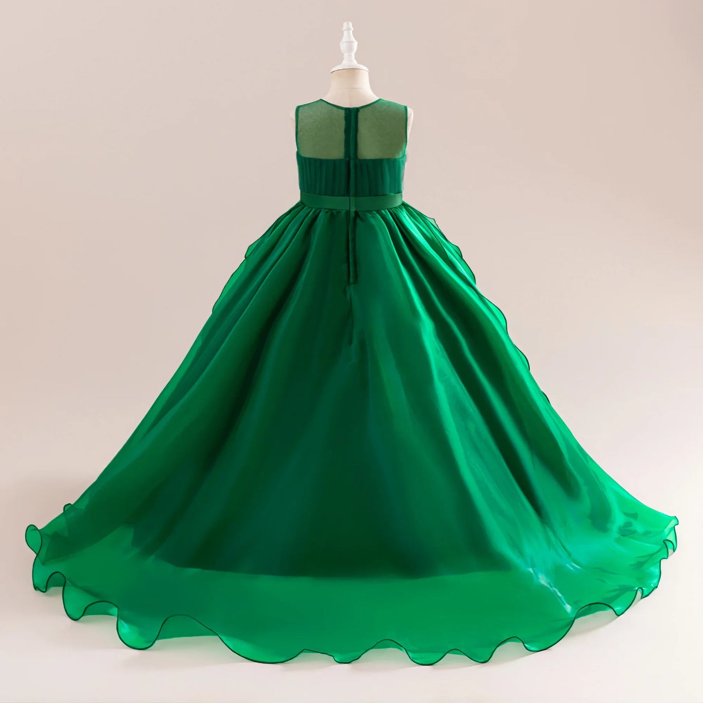 Summer Baptism Bridesmaids Girls Party Dress Elegant Tulle Wedding Princess Prom Dress For Girl Gala Birthday Christmas Vestidos