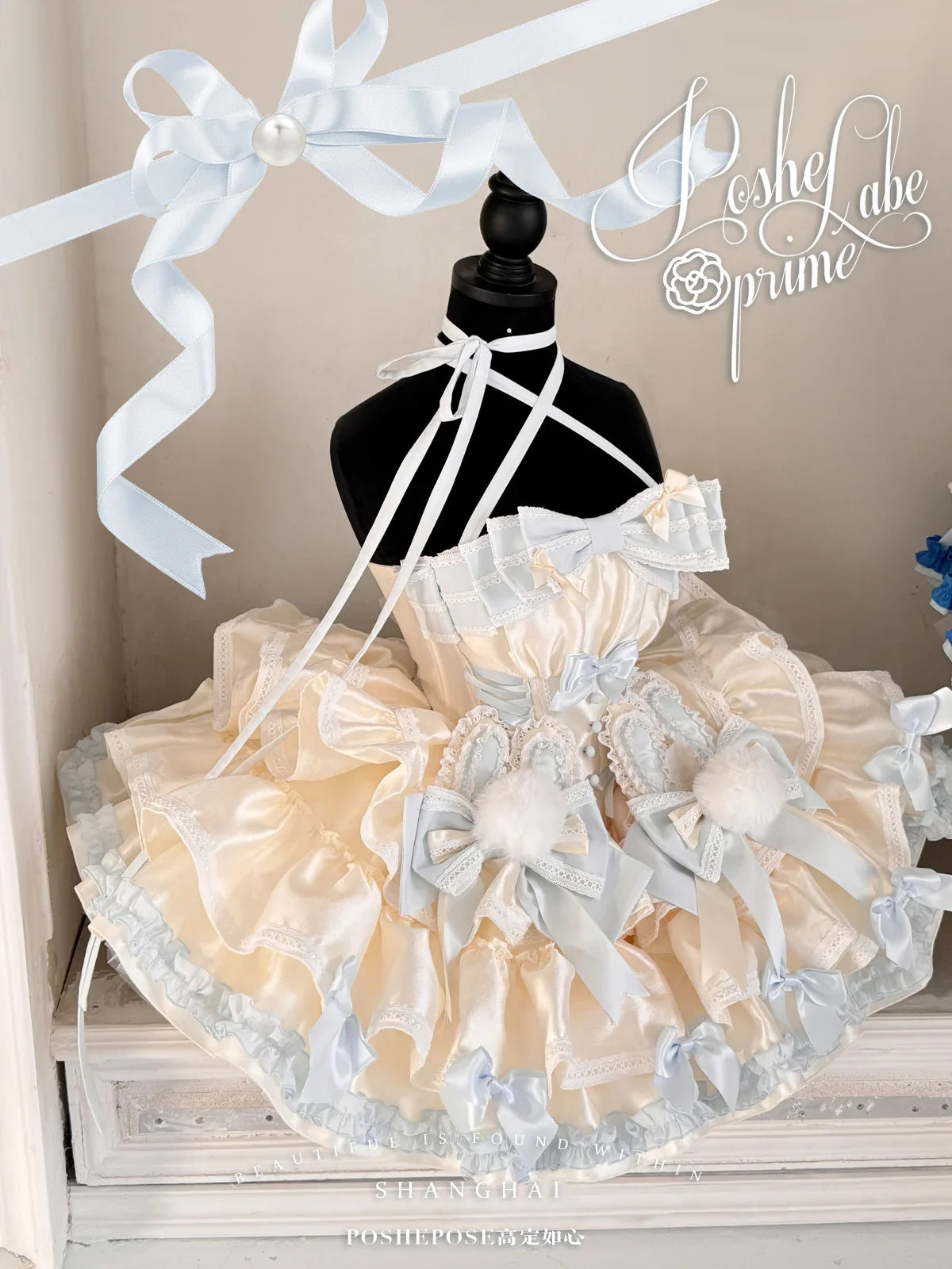 Girls Birthday Lolita Dress 2024 Spring and Summer Women's Tube Top Satin Bowknot Slim Pettiskirt Short Mini Party Dress