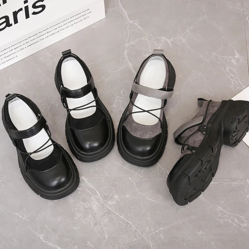 2026 Women Hot Seller Thick Soled Mary Jane Small Leather Shoes British Wind Fashion with New Single Shoe Tide Shoes for Women