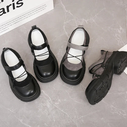 2026 Women Hot Seller Thick Soled Mary Jane Small Leather Shoes British Wind Fashion with New Single Shoe Tide Shoes for Women