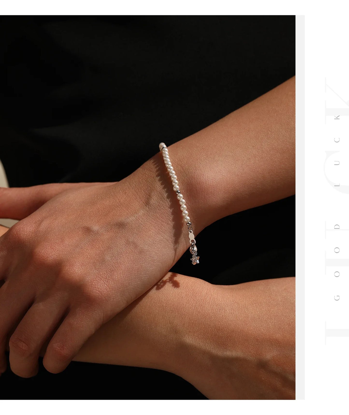 Elegant Pearls Beaded Bracelet 925 Sterling Sliver Sweet Shining Star CZ Bracelet For Women Fine Jewelry Gifts