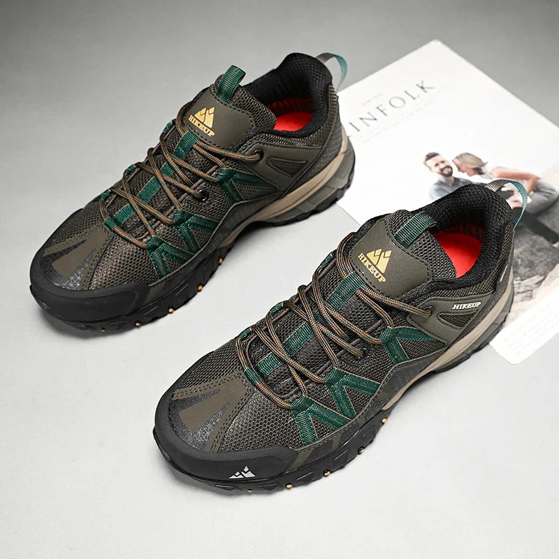 Breathable Cushioning Nonslip Sneakers Men's Hiking Shoes Running Trekking Sneakers Outdoor Mountain Sports Shoes for Men