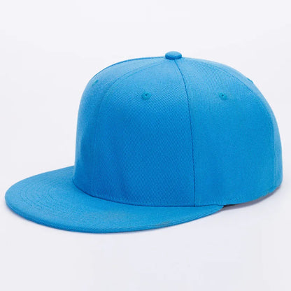 Customized Blank Flat Brim Baseball Cap Men Hip Hop Snapback Sun Hat Women Spring Print Embroidered Logo Visor Cap Streetwear