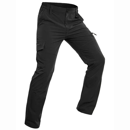 Men’s Quick Dry Hiking Pants Lightweight Water Resistant Tactical Work Outdoor Fishing Cargo Trousers