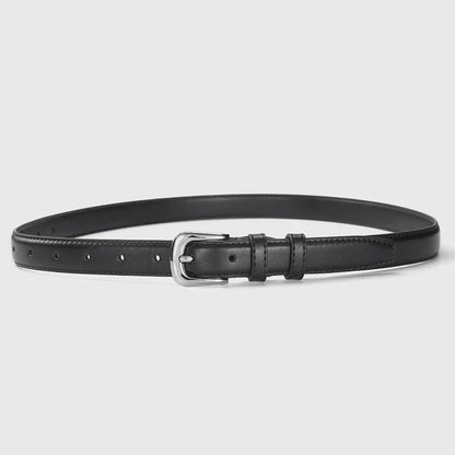 1pcs Women's Thin Waist Belt All-Match Style Fashionable And Simple Women's Belt With Jeans