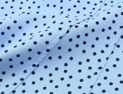 Women's Top 2026 Summer New Style Solid Color Polka Dot Decor Halter Neck Sexy Top Vacation Style Fashionable and Unique