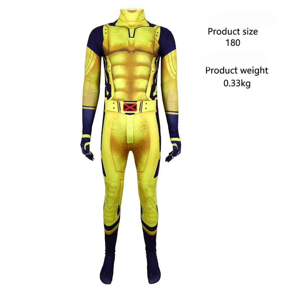 Deadpool Costume Kids Movie Superhero Deadpool Child Costume Adult Deadpool Cosplay Jumpsuit Sword Set Boys Halloween Gifts