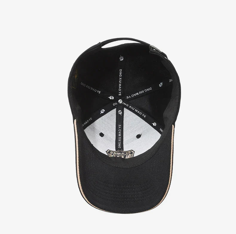 Spring And Autumn New Embroidery Baseball Cap Outdoor Sports Leisure Sunhat European And American Outdoor Peaked Hat Men