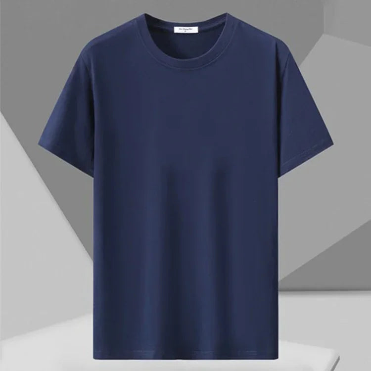 Men's Printed T-shirt Plus Size Black Tops 110-180kg 5XL 6XL 7XL 100% Cotton Loose Oversized Tees Big Size Men Clothing 티셔츠