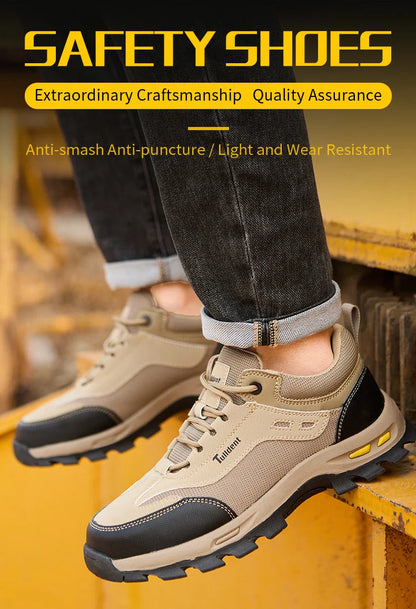 Men's protective shoes, safety shoes, anti smash and anti stab work shoes, insulated shoes, comfortable protective boots