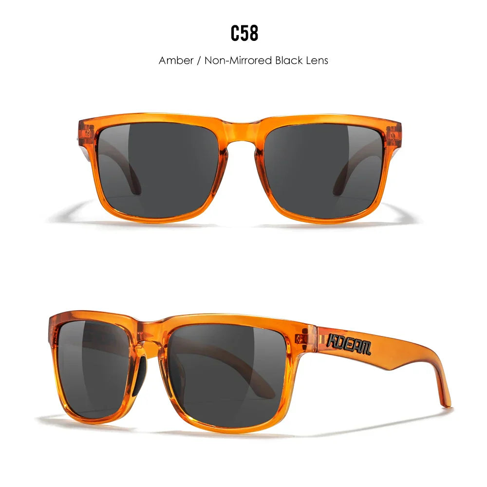 Unisex Square Sunglasses Polarized Coated Lens Suitable For Driving Fishing Sunglasses Anti-Blue Light Computer Eyeglasses