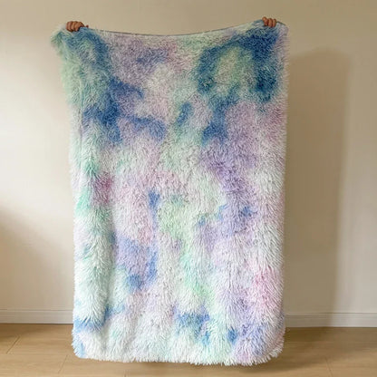 1Pc  Mink velvet fabric Colorful Soft Warm Sofa Throw Blankets Travel Blanket Warm Bedding All Season With zipper Duvet Covers