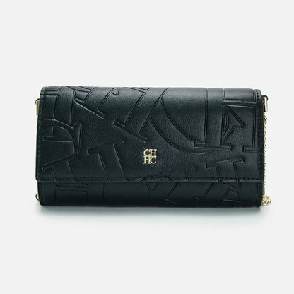 Bolsa de Ombro Feminina de Grife CH Elegante de Alta Qualidade com Estampa de Letras